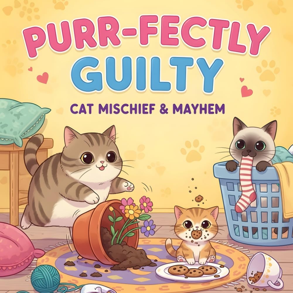 Purr-fectly Guilty: A Coloring Book of Cat Mischief & Mayhem