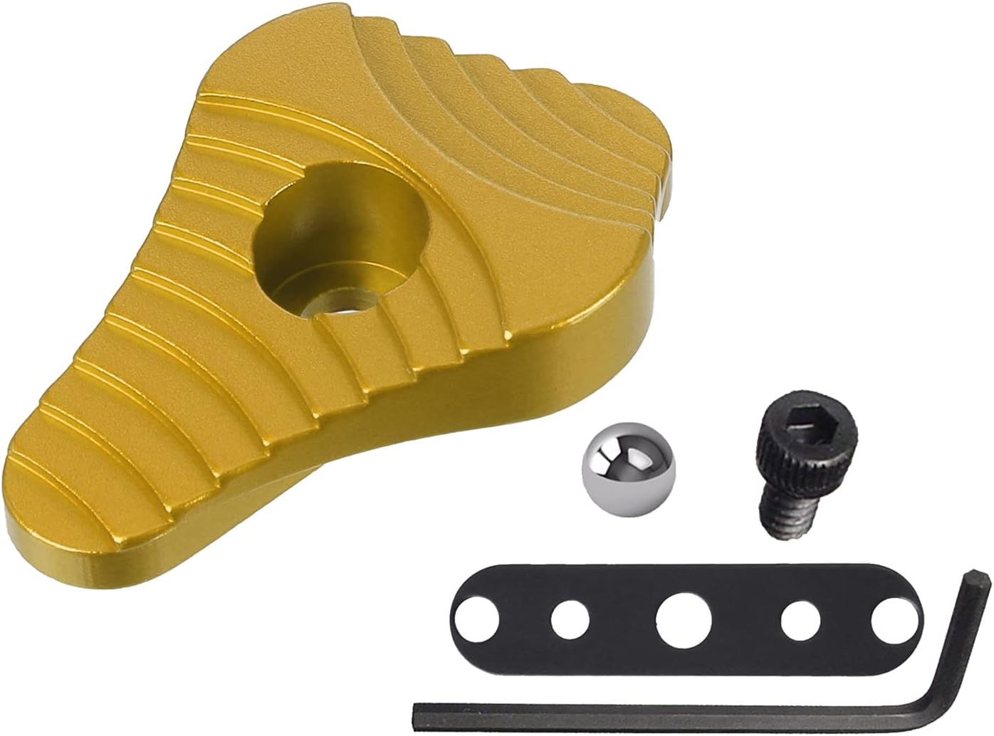NDZ Performance Safety Replacement Kit for Mossberg 500 590 88 835 940 12/20 Aluminum - Ball & Steel Plate Kit, Made in The USA - Choose Color & Kit