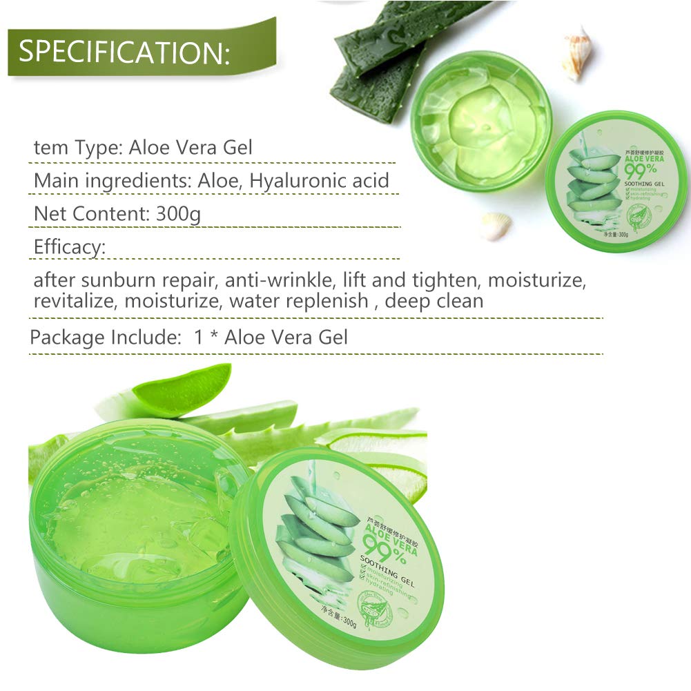 Aloe Vera Gel, Porenschrumpfungsreparatur, Feuchtigkeitsspendend, Haut  Wiederherstellend, Aloe Vera Gel For Faltenbildung, Geschmeidige Haut :  Amazon.de: Kosmetik