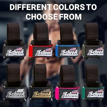 Schiek Sports Model 1000-DLS Deluxe Dowel Lifting Straps