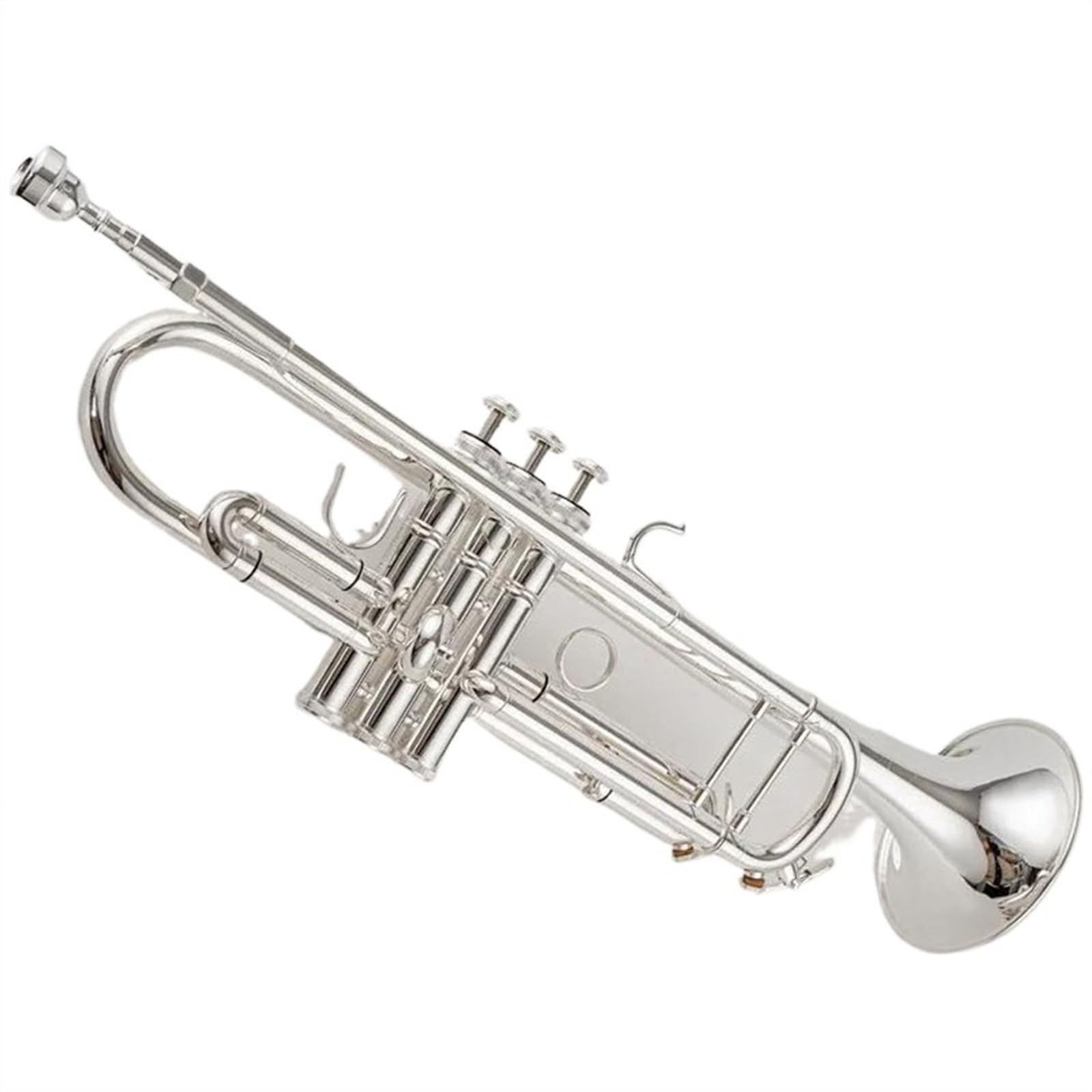 Standard Trąbka Trąbka B Flat Srebrna Pozłacana Profesjonalna Trąbka Instrumenty Muzyczne Początkujący Trąbka Wykwintna