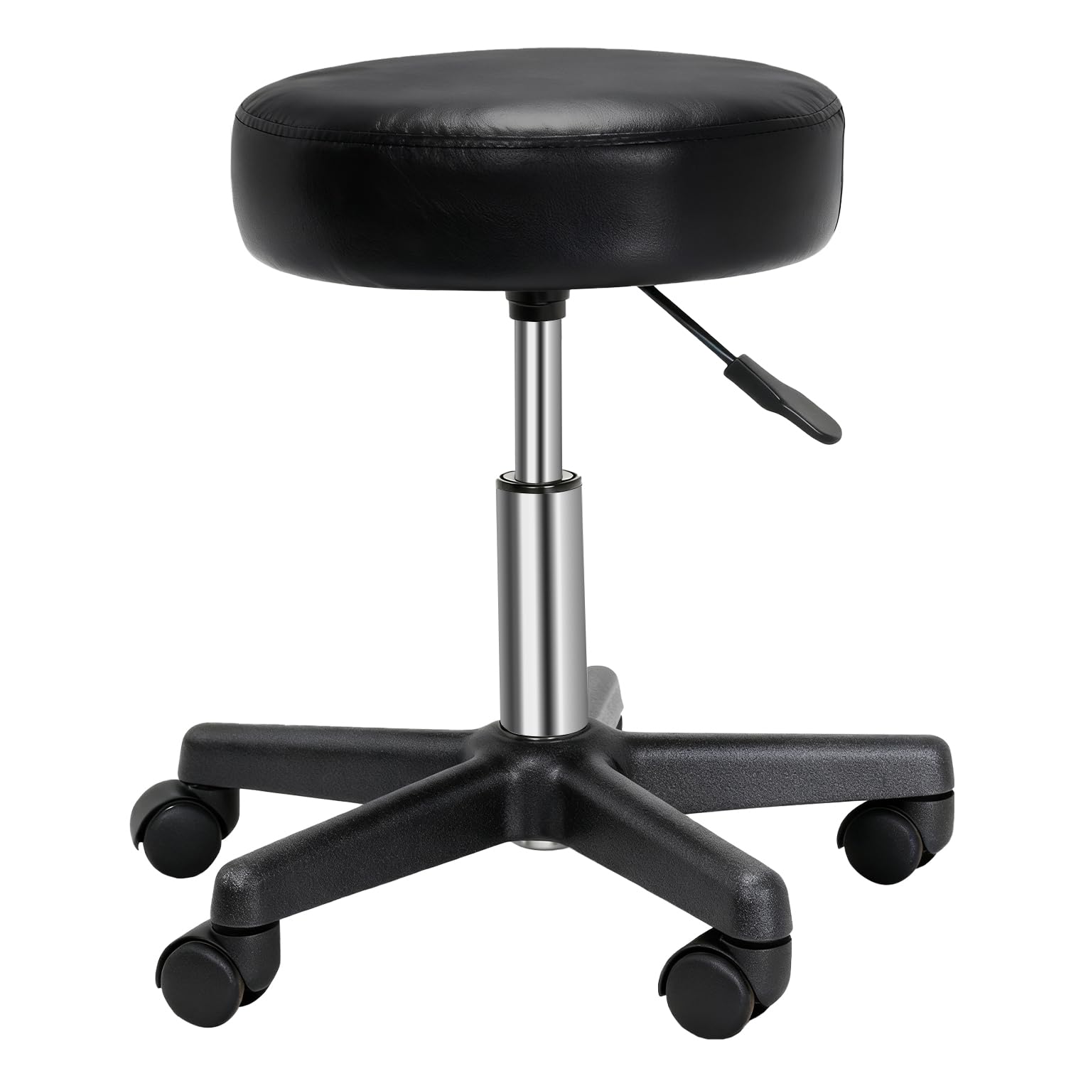 ZENY Adjustable Swivel Stool Chair Hydraulic Rolling Stool for Beauty Salon Massage Spa Medical Tattoo Drafting, Black
