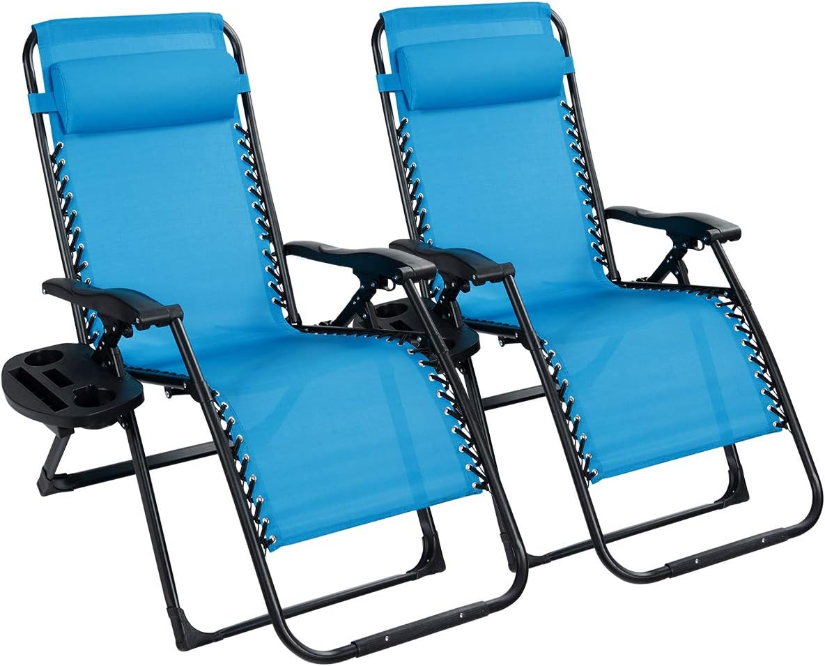 Buy Goplus 500 Lb Zero Gravity Chairs 2pcs Buy Goplus 500 Lb Zero Gravity Chairs 2pcs