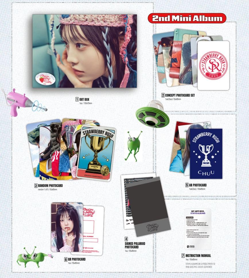Amazon.com: LOONA CHUU Strawberry Rush 2nd Mini Album STAYG