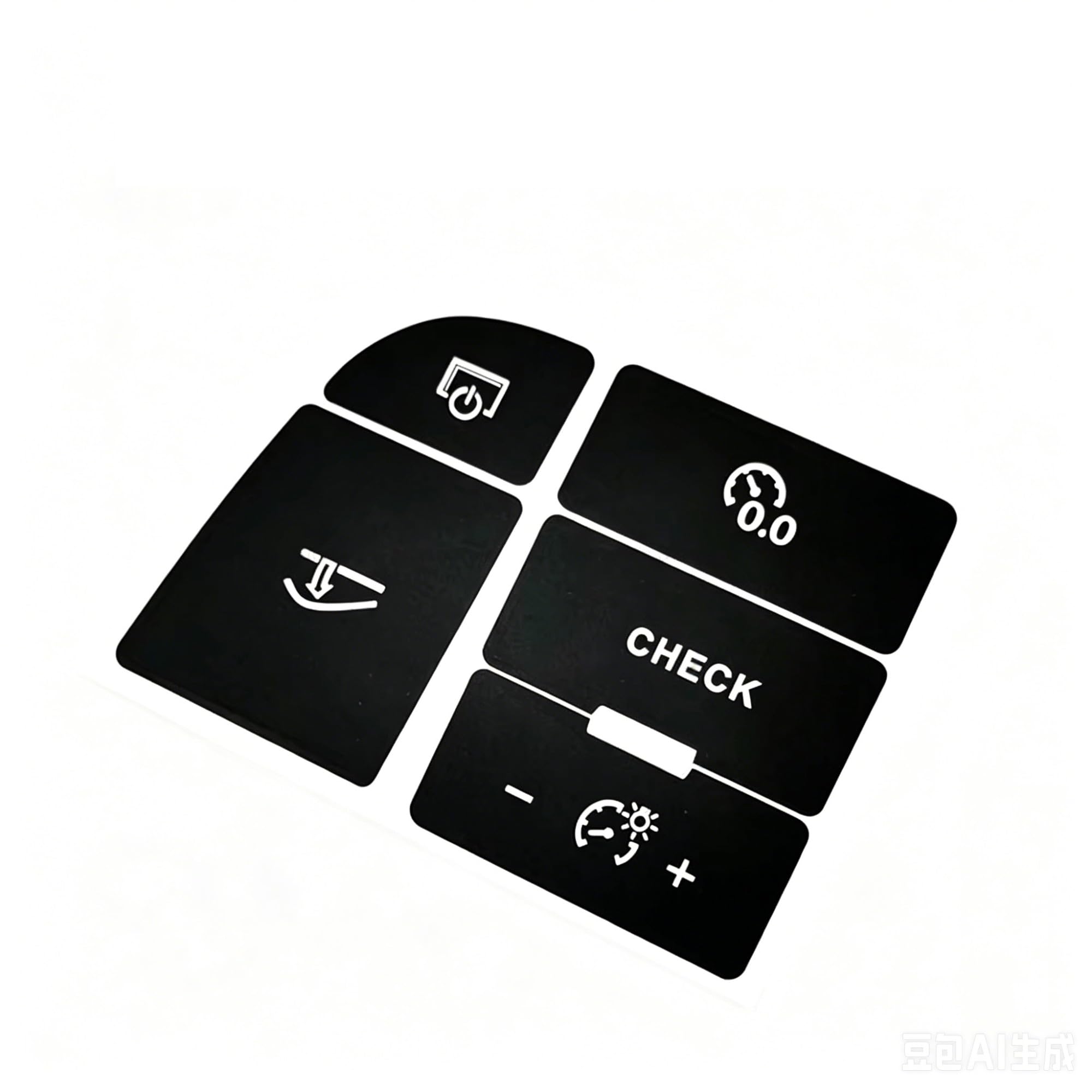 Mrsatxhpm Left Hand Drive Car Button Stickers Compatible With A6 A6l