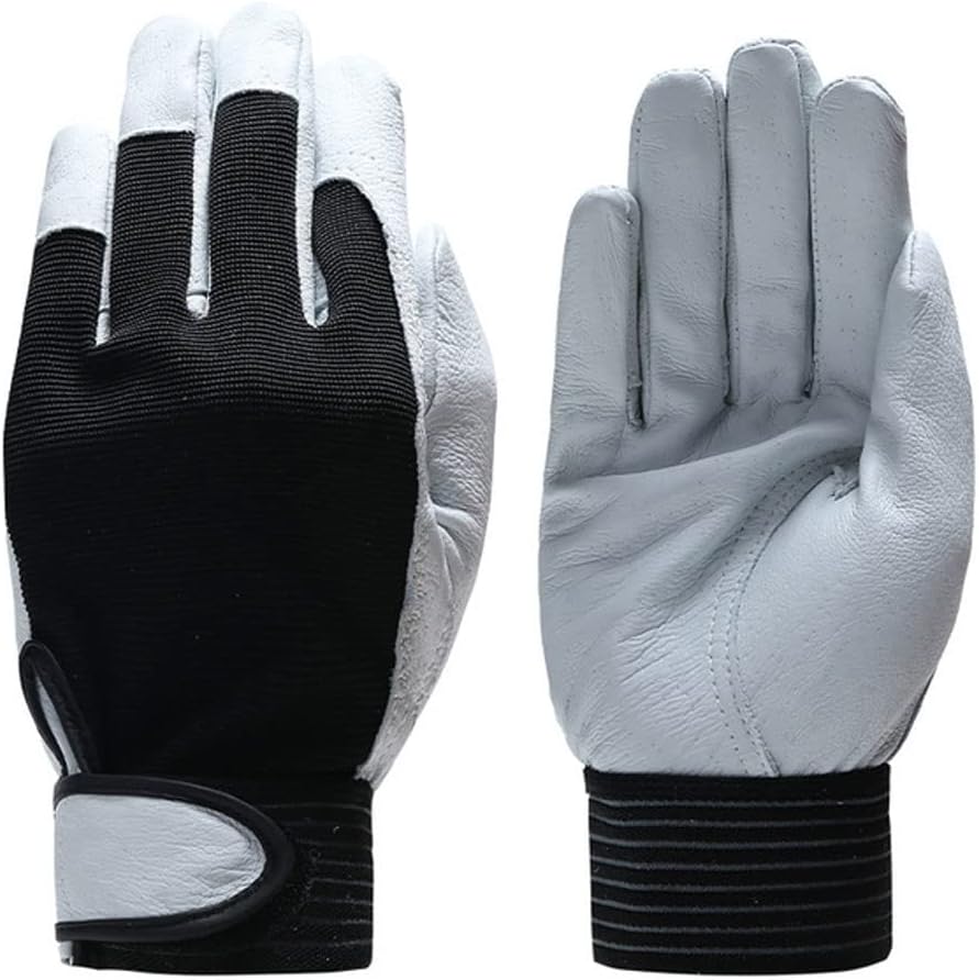 Repair Mechanic Ship Leather Work Gloves Sport Safety Industrial Mens Outdoor Working Protective Mitten