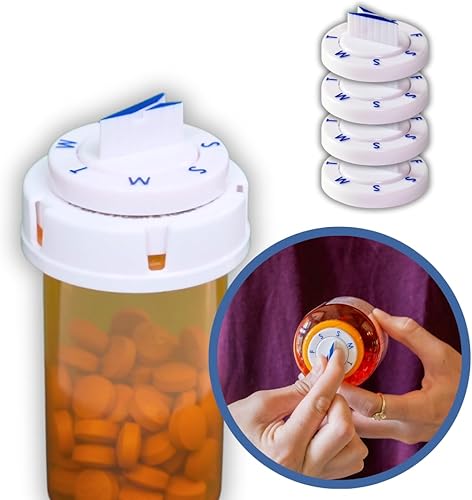 Twistwise Dial de dosificación una vez al día, paquete de 4