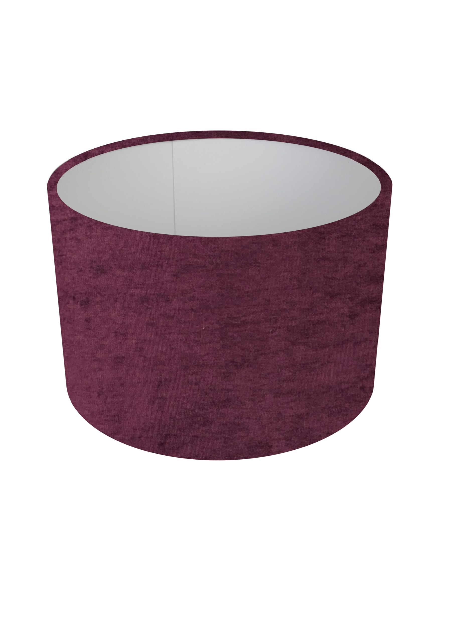 40cm (Diameter 16" x Height 10") Recycled Brushed Damson Purple lamp Shade