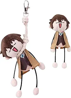 HIWOWO 文スト 周辺 グッズ 太宰治 首吊り ぬいぐるみ キーホルダー 人形 ペンダント おもちゃ ふわふわ 可愛い ドール 文豪ストレイドッグス グッズ 日常 装飾品 カバン掛け 萌えグッズ 贈り物 プレゼント [並行輸入品]