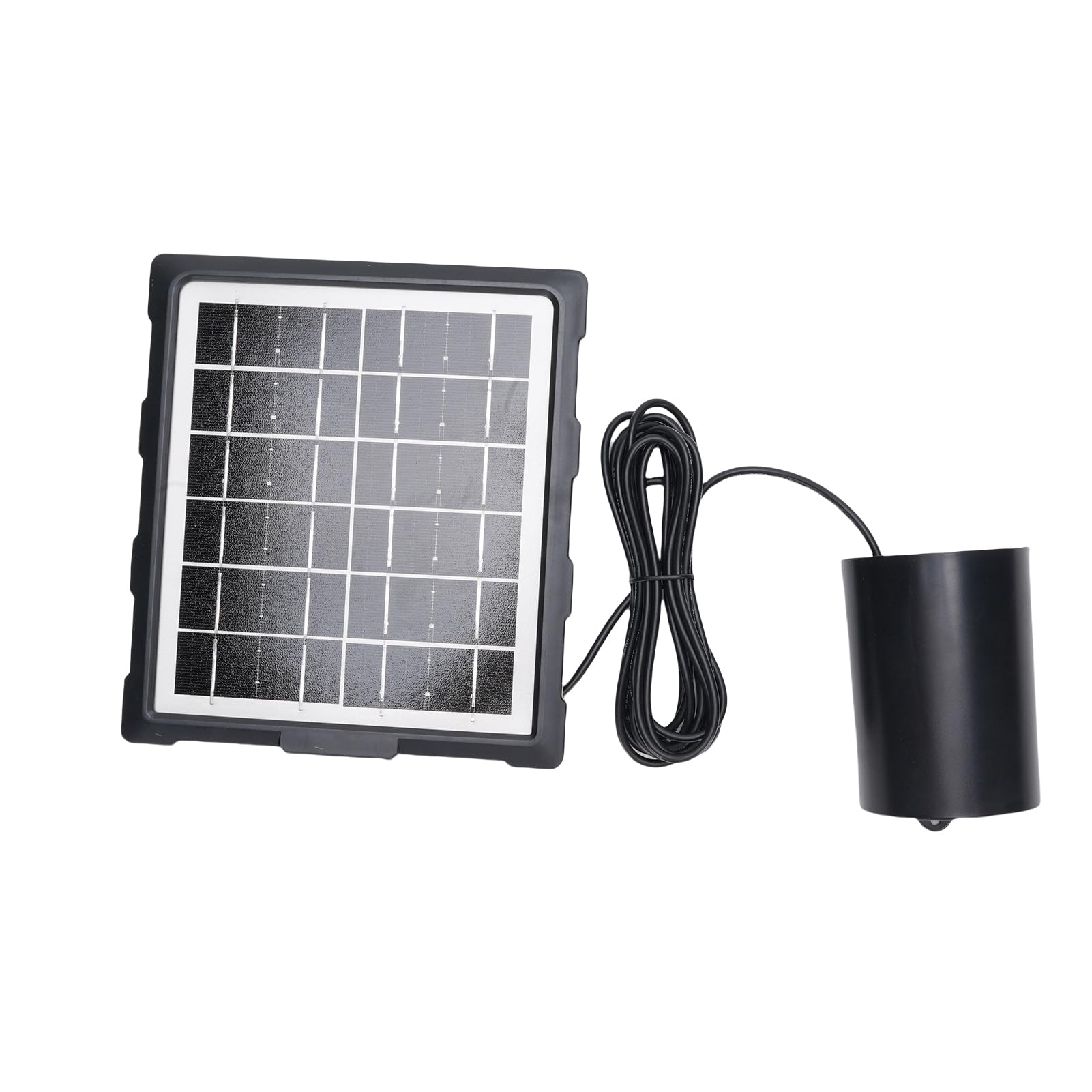 Naroote Batteria da 2400 MAh, Pompa Aeratore a Ossigeno Solare con Autonomia di 60 Ore, per Acquario, Pesci, Laghetto, 3 modalità, IP65, Ossigenazione dell'acqua con Pannello Solare, Aerazione