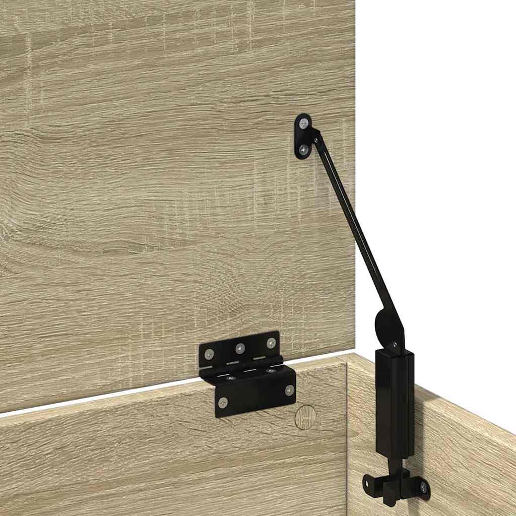 Truhe Sonoma-Eiche, 102x35x35 cm, Holzwerkstoff, vielseitige Aufbewahrungsbox, für Zuhause, Büro, Spielzeug