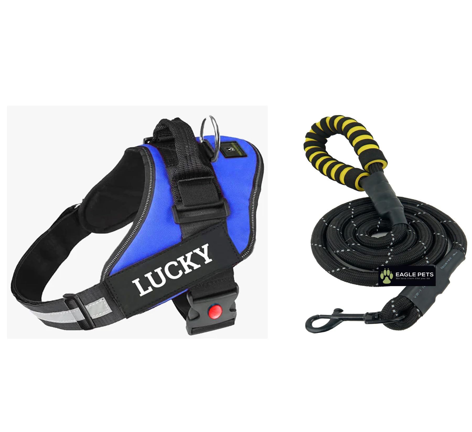 Eagle Pets Customized Dog Vest Harness & Leash Combo Set with Pet Name, Personalized Reflective Harness Best for Training Walking Easy to Control. Best for 5-11kgs (Small, Blue) (B0CQKSLTDD) Amazon Price History, Amazon Price Tracker