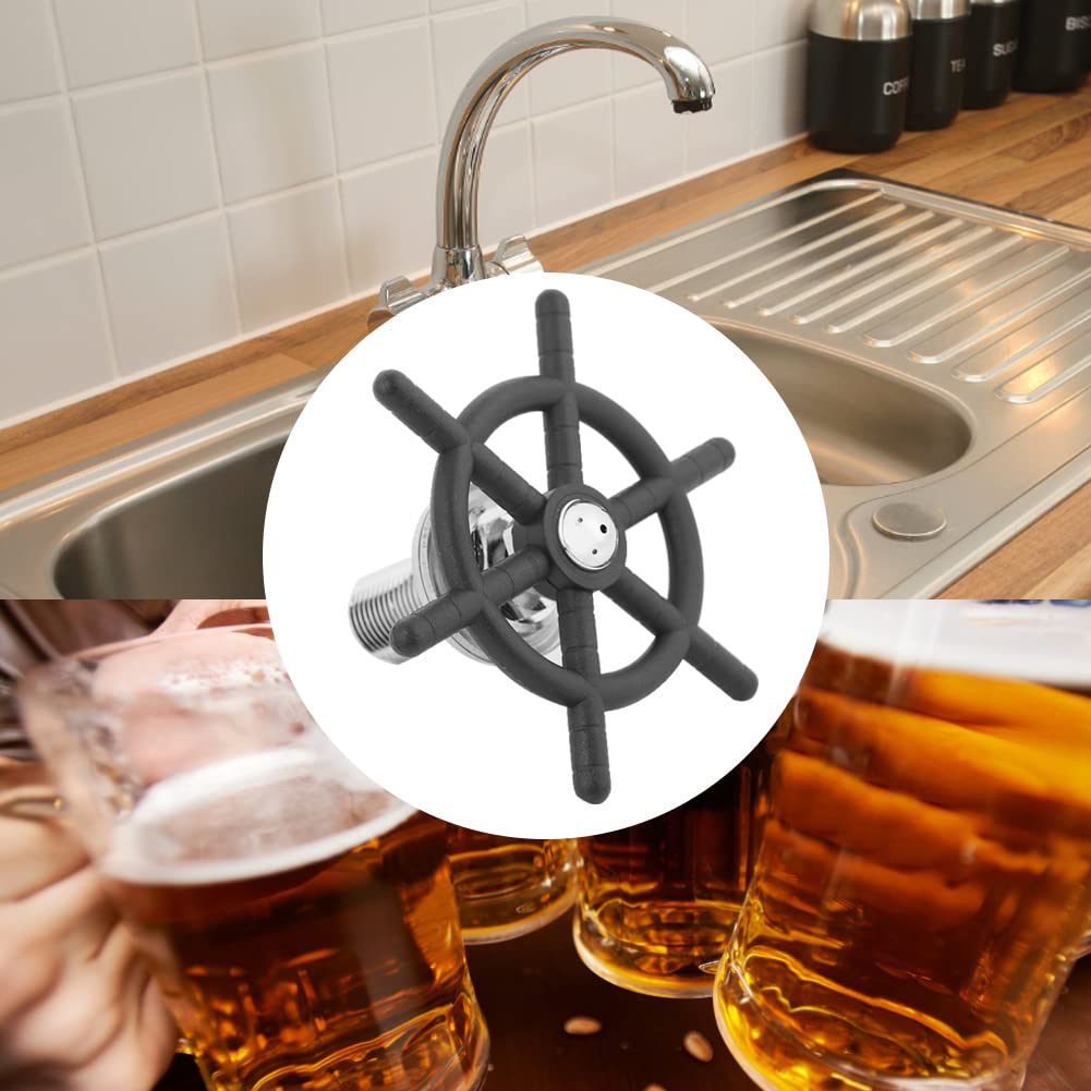 Jeffergarden Cabeza de Enjuague de Vasos para Grifo de Acero Inoxidable y Latón Limpieza 360° Automática para Bares y Hogar