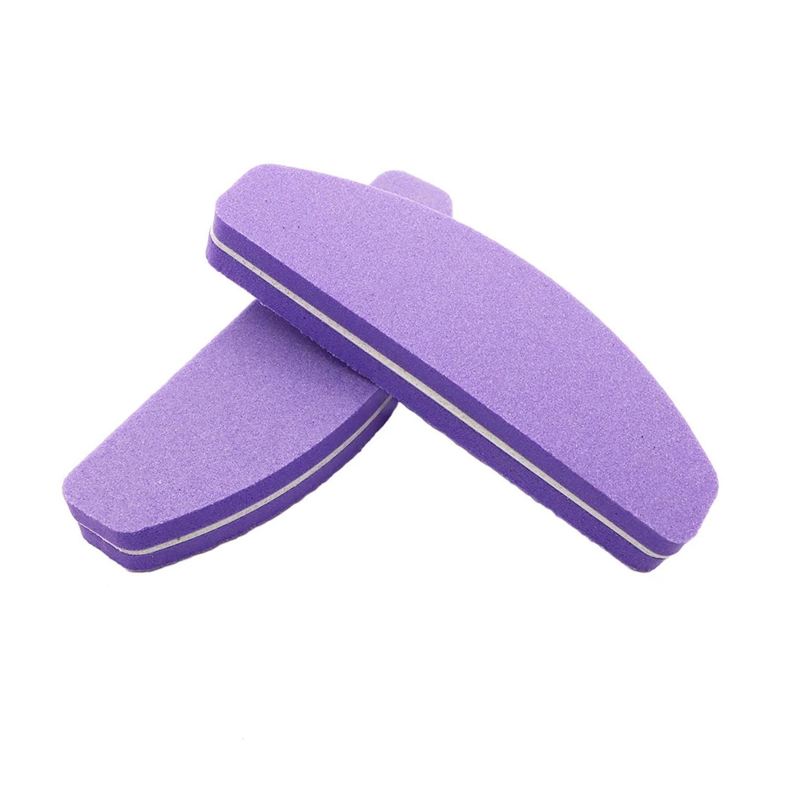 5 uds bloque de esponja lima uñas grano 180/240 púrpura pulidor Gel lijado herramientas manicura
