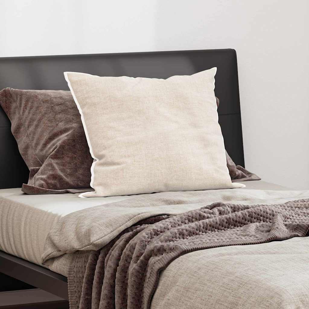 Mangloder - Almohada blanca de 50 x 75 cm de algodón con relleno de fibra de bambú, lavable hasta 40 °C, transpirable, para dormir de lado, boca abajo o de espalda en el dormitorio