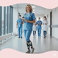 Vista 81 de Sooverki - Calcetines de compresión de cobre para circulación, para mujeres y hombres, 6 pares, para correr, atletismo, medicina, enfermería, viajes