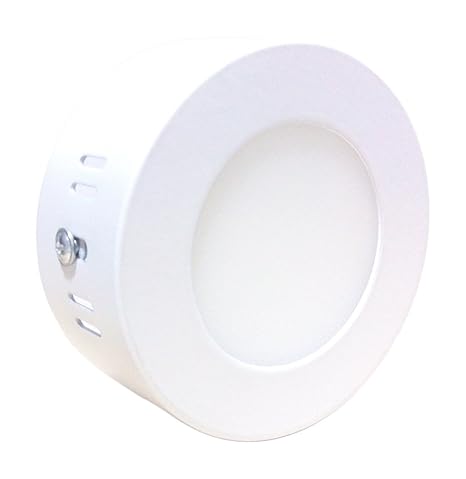 BENE Aluminium Round Surface Panel Ceiling Light, (White 3w, Pack of 4 Pcs)