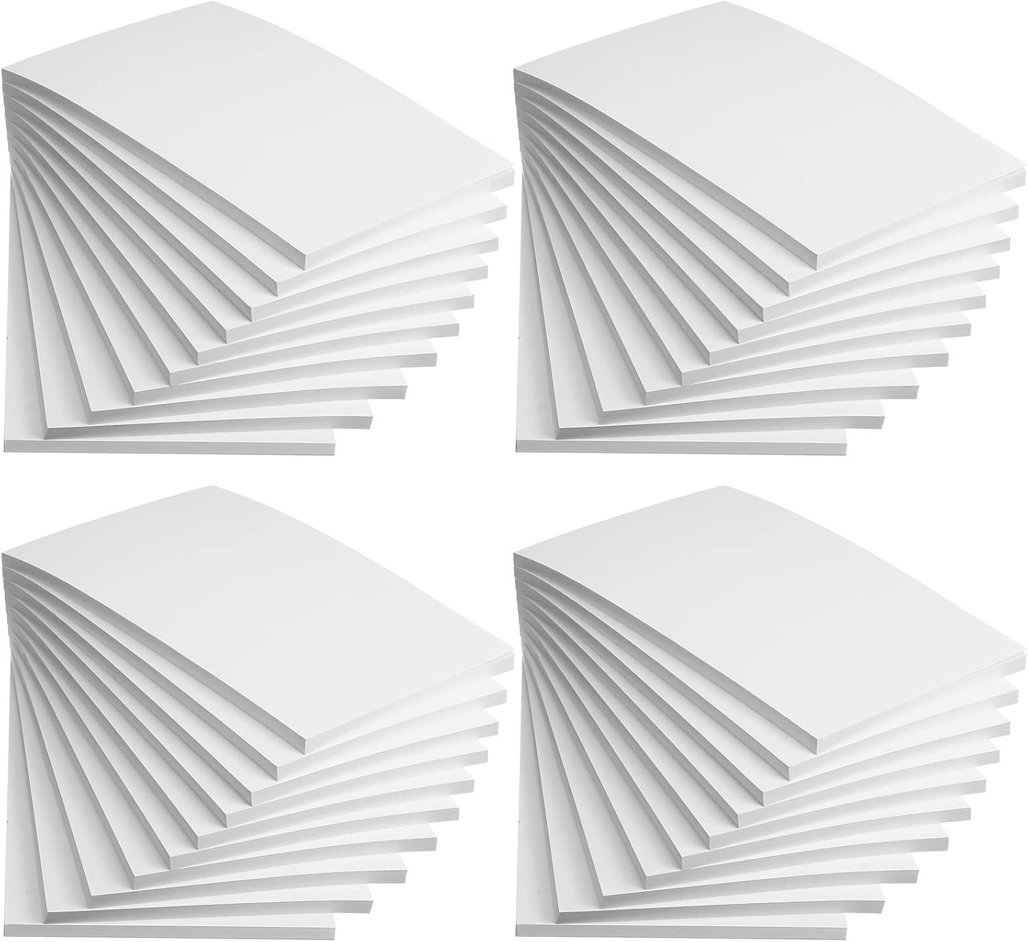 Paper Note Pads White Memo Pad Blank Writing Pad Memo Scratch Pad Paper