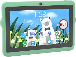 Tablet Infantil, para Android10 2GB 32GB Câmera Dupla 100-240V Tablet Infantil para bebê (plugue americano)