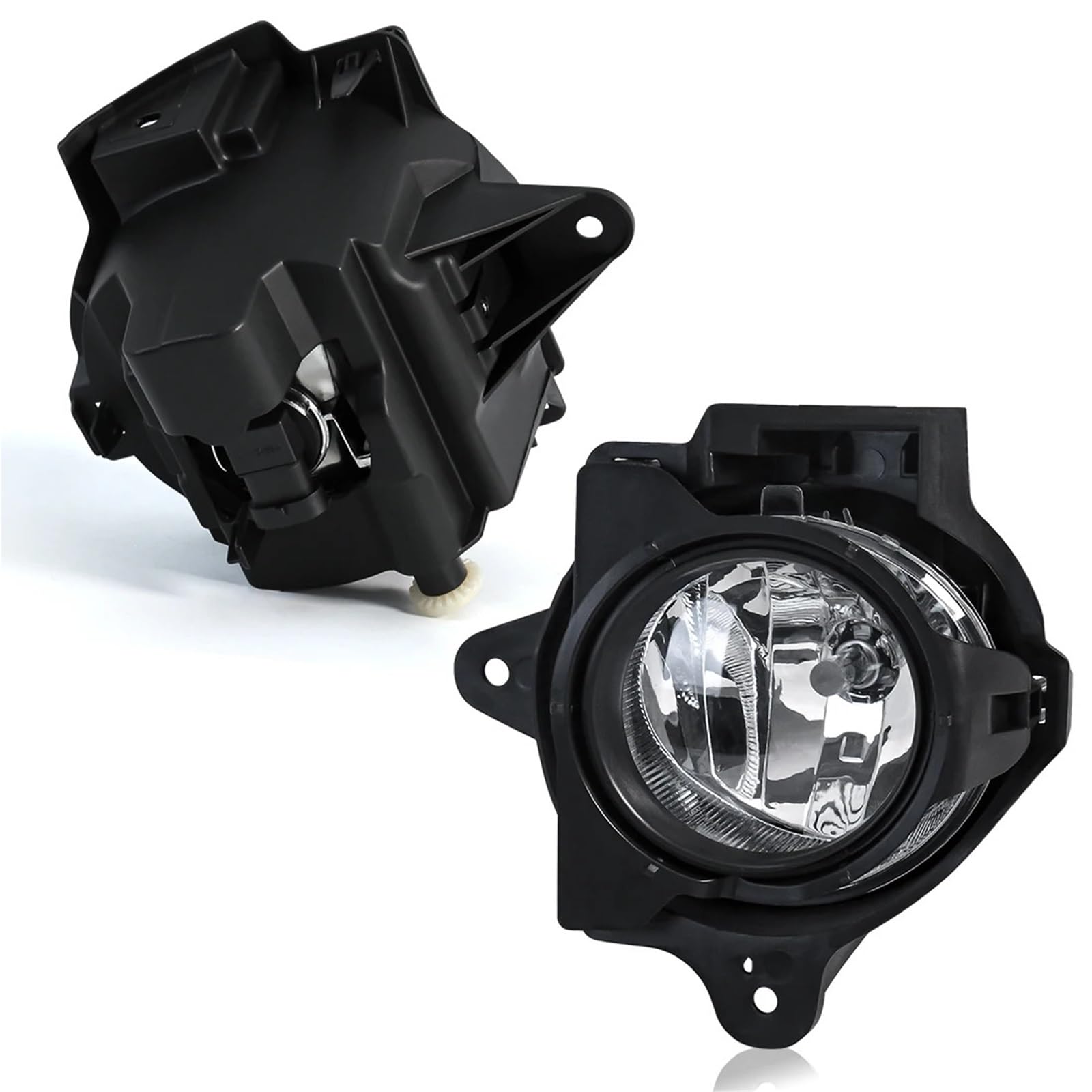 1 Set Compatible With Toyota Hilux Vigo MK7 2011 2012 2013 2014 2015 Car Front Bumper Fog Lamp Assembly Halogen Bulb With Wires Accessories(LED White)