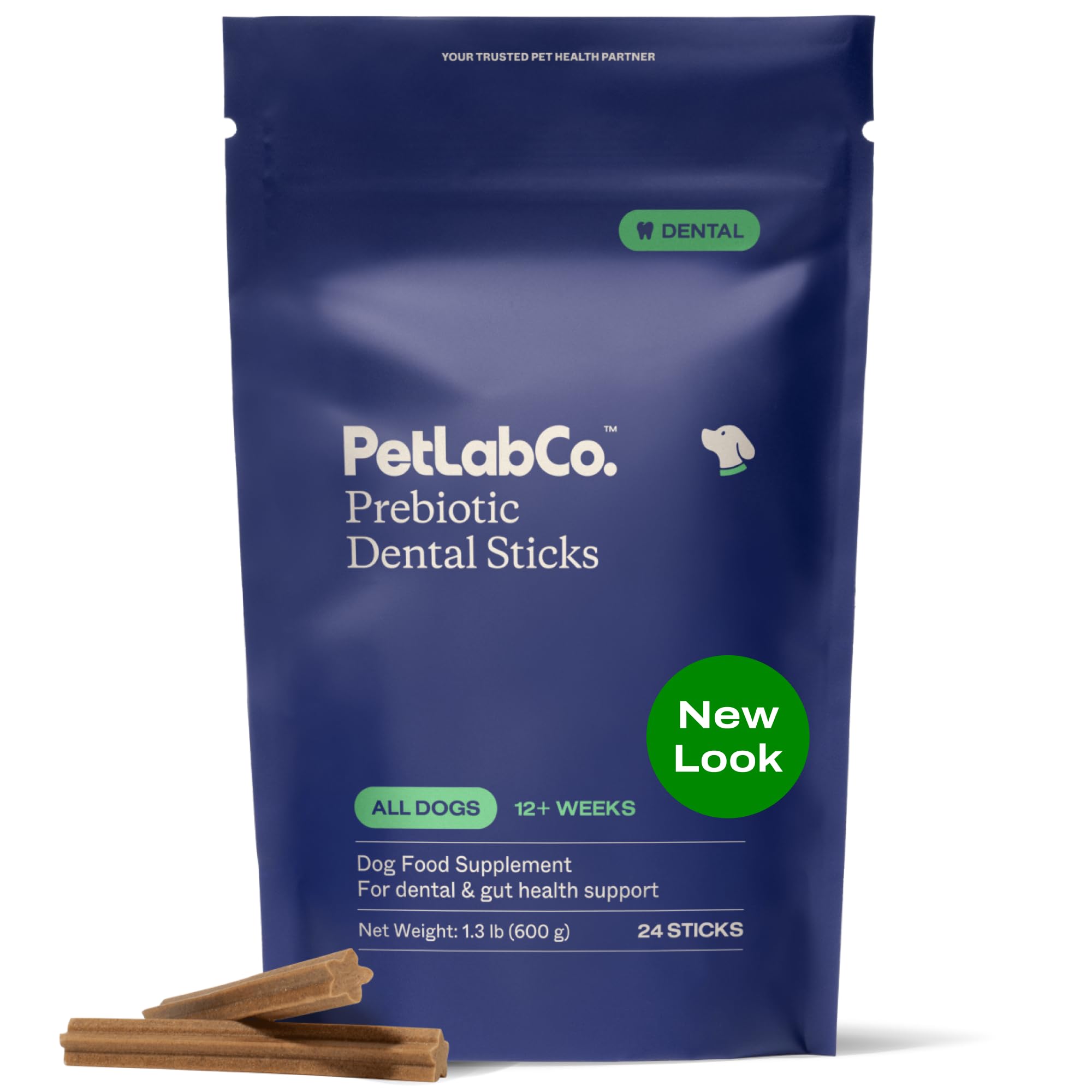 PetLab Co Dental Sticks Dog Dental Chews -Target Plaque Tartar Build-Up at The Source - Designed to Maintain