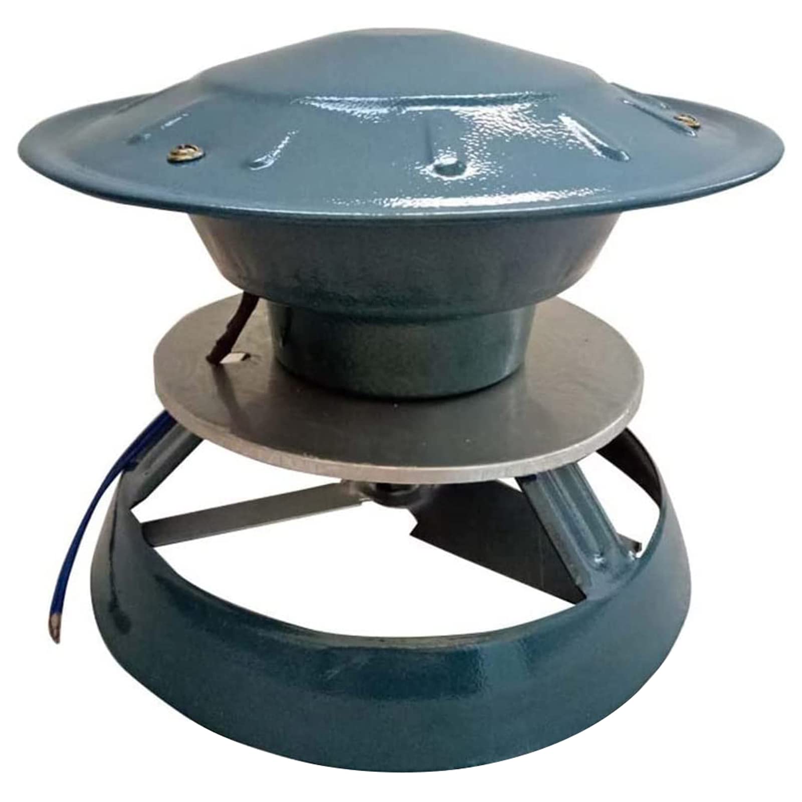 UZIAH Chimney Smoke Evacuator, 100W Chimney Induced Draft Fan Fireplace Exhaust Fan Flue Fan, Inside Diameter 21.5Cm Chimney Exhaust Fan