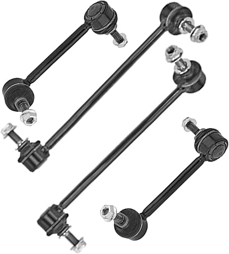 Miniatura 71 de Detroit Axle - 4 barras estabilizadoras para Jeep Grand Cherokee Commander 2005-2010 2006 2007 2008 2009 de repuesto delantero y trasero
