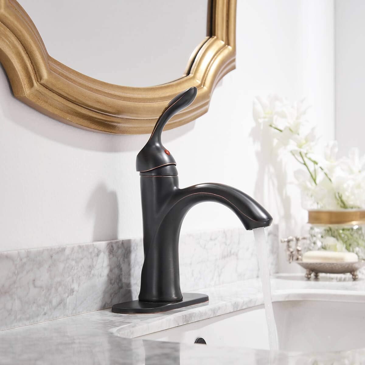 ❤ Crаzу Dеаlѕ Homevacious Oil Rubbed Bronze Bathroom Faucet Antique Lavatory Sink Single Handle Bath One Hole Lever with Pop Up Drain with Overflow Low-Arc Basin Mixer Tap Supply Hose Lead-Free Prоmо Dіѕсоunt Uр Tо 70% оƒƒ Homevacious Oil Rubbed Bronze Bathroom Faucet Antique Lavatory Sink Single Handle Bath One Hole Lever with Pop Up Drain with Overflow Low-Arc Basin Mixer Tap Supply Hose Lead-Free