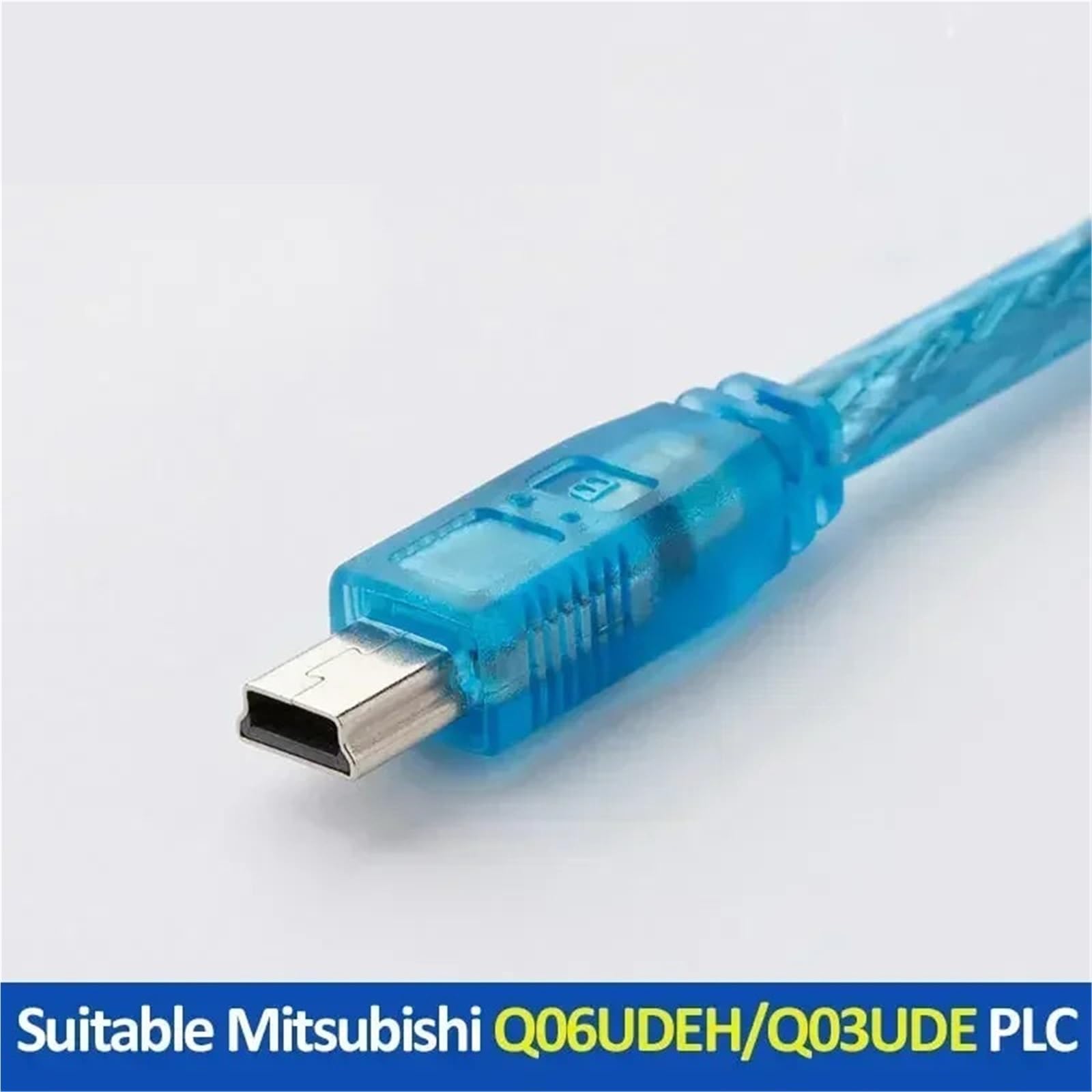 Kabel do programowania USB-Q kompatybilny z Q USB-Q06UDEH Q03UDE Kabel do pobierania USB do portu mini(USB-Q (niebieski), 3 m)
