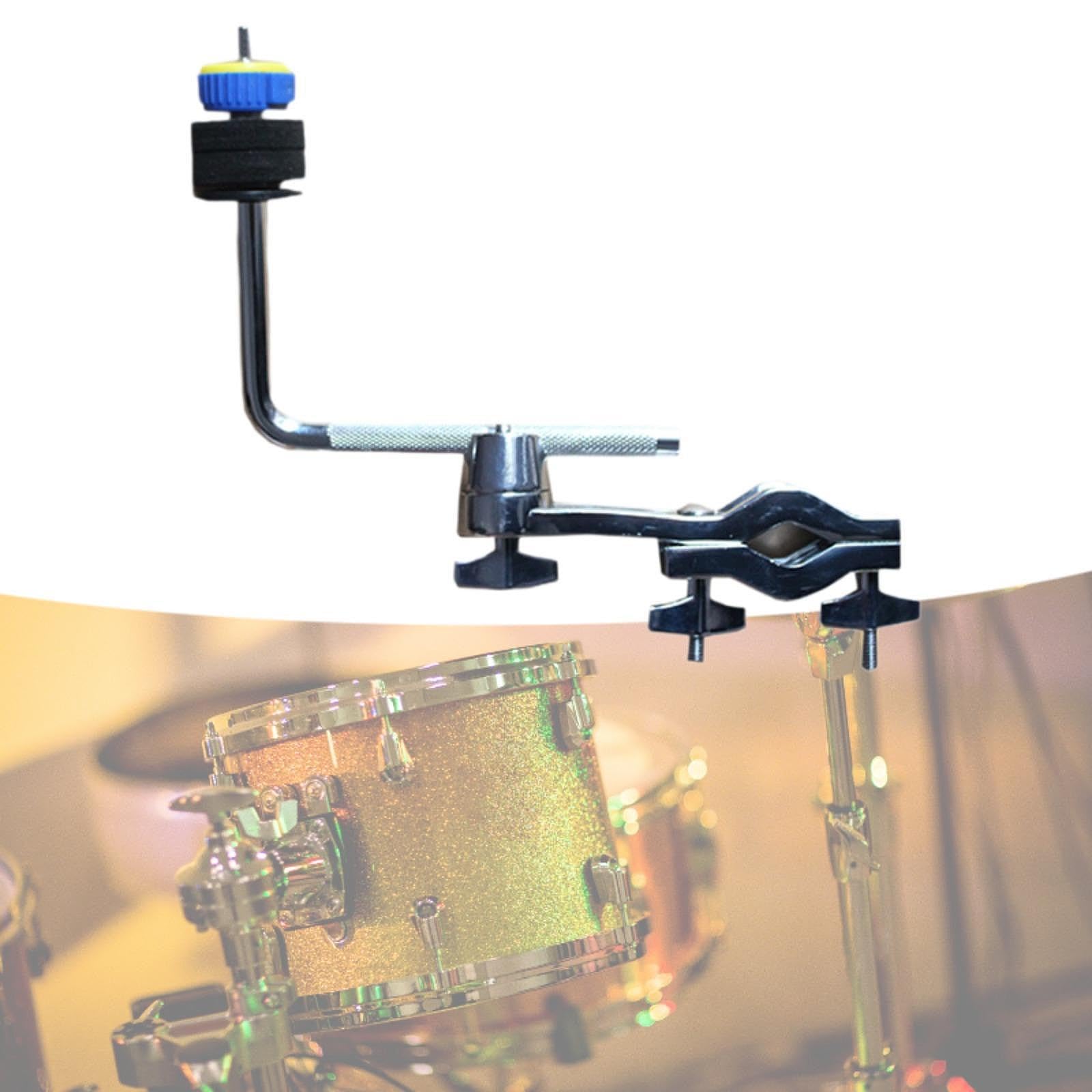 Generic Bielle à bras cymbale avec support de tambour de support Pince d'extension avec bras cymbale Cymbal All Attachement Pince pour la pratique du concert