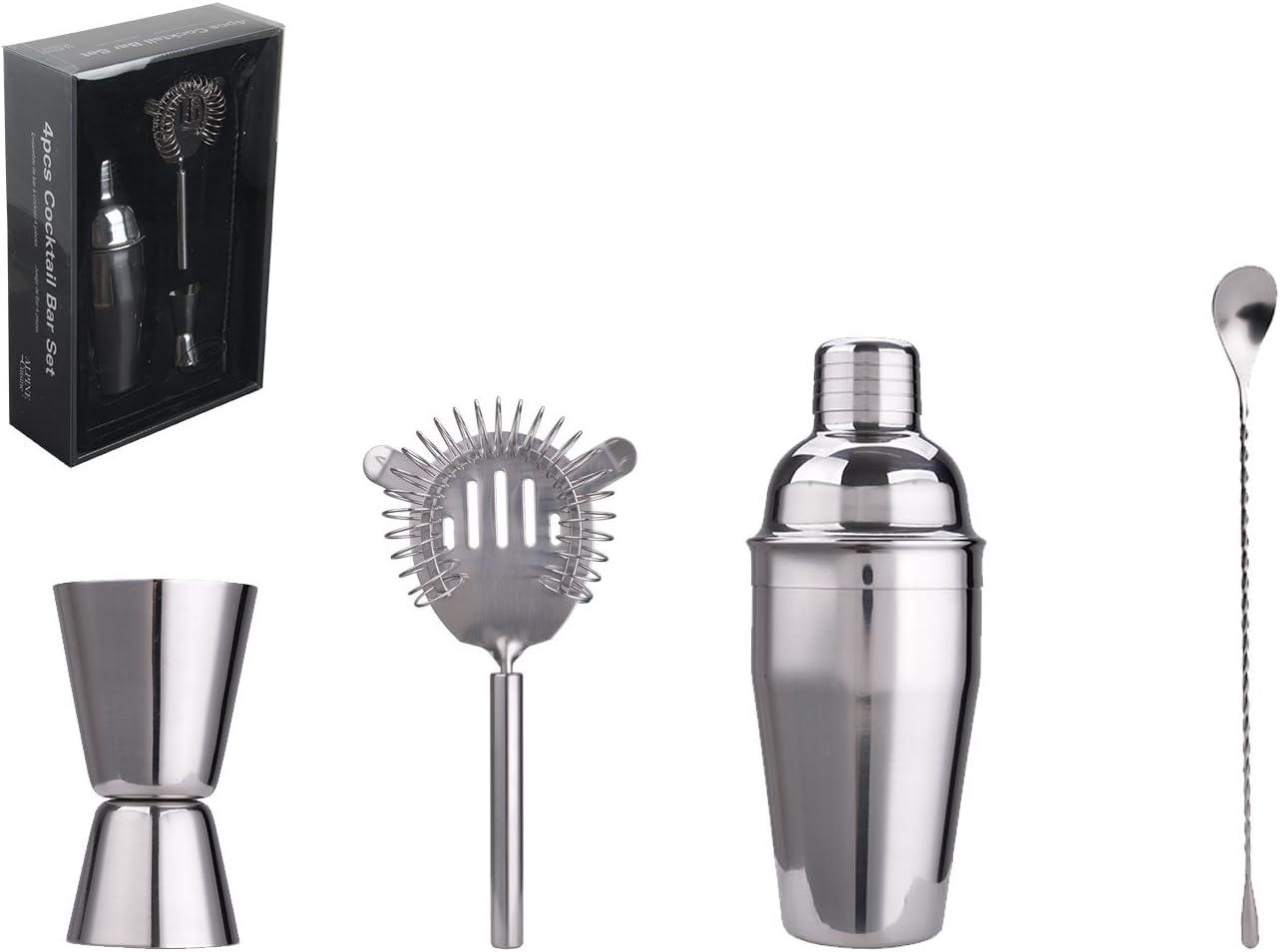 Aramco Cocktail Bar Set, Chrome