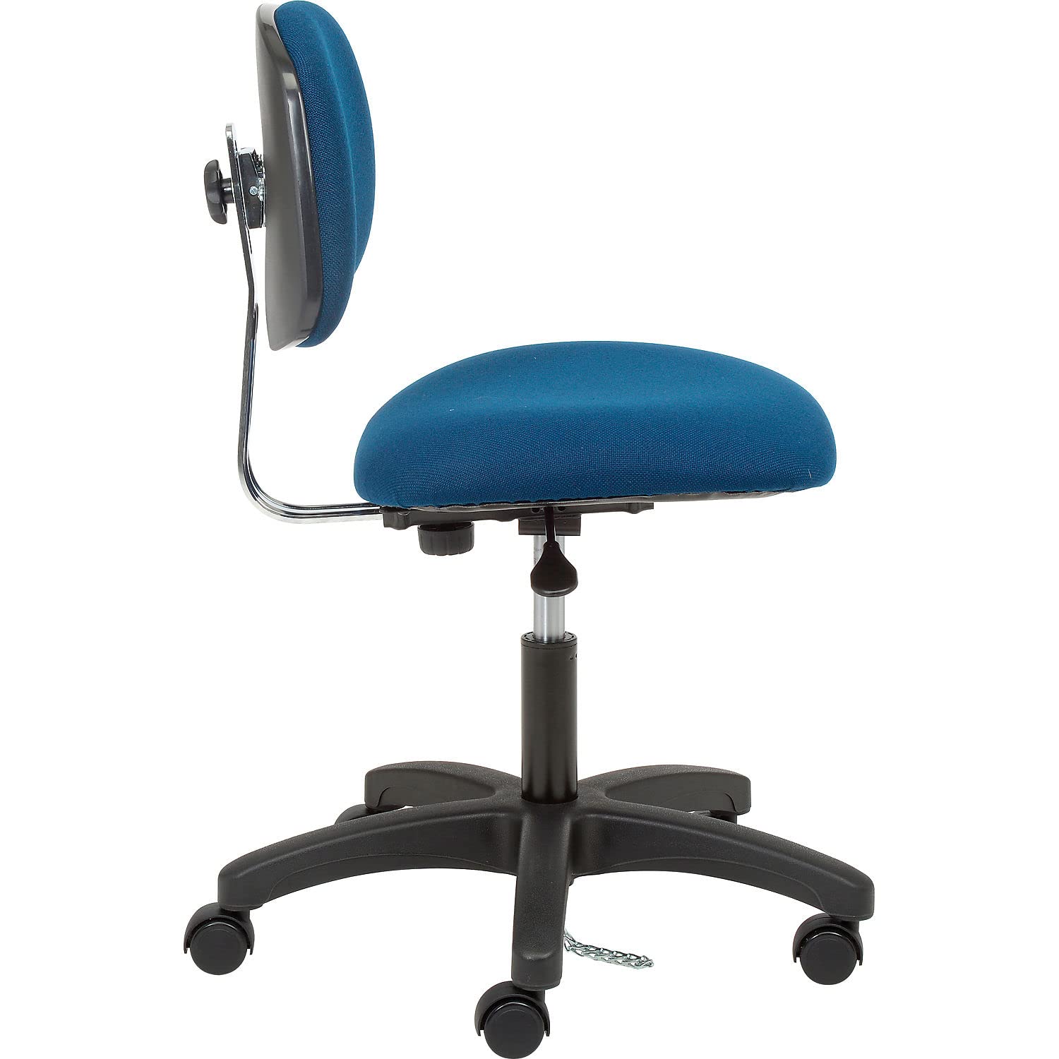 Global Industrial ESD Chair, Fabric, Navy, Armless, Mid Back