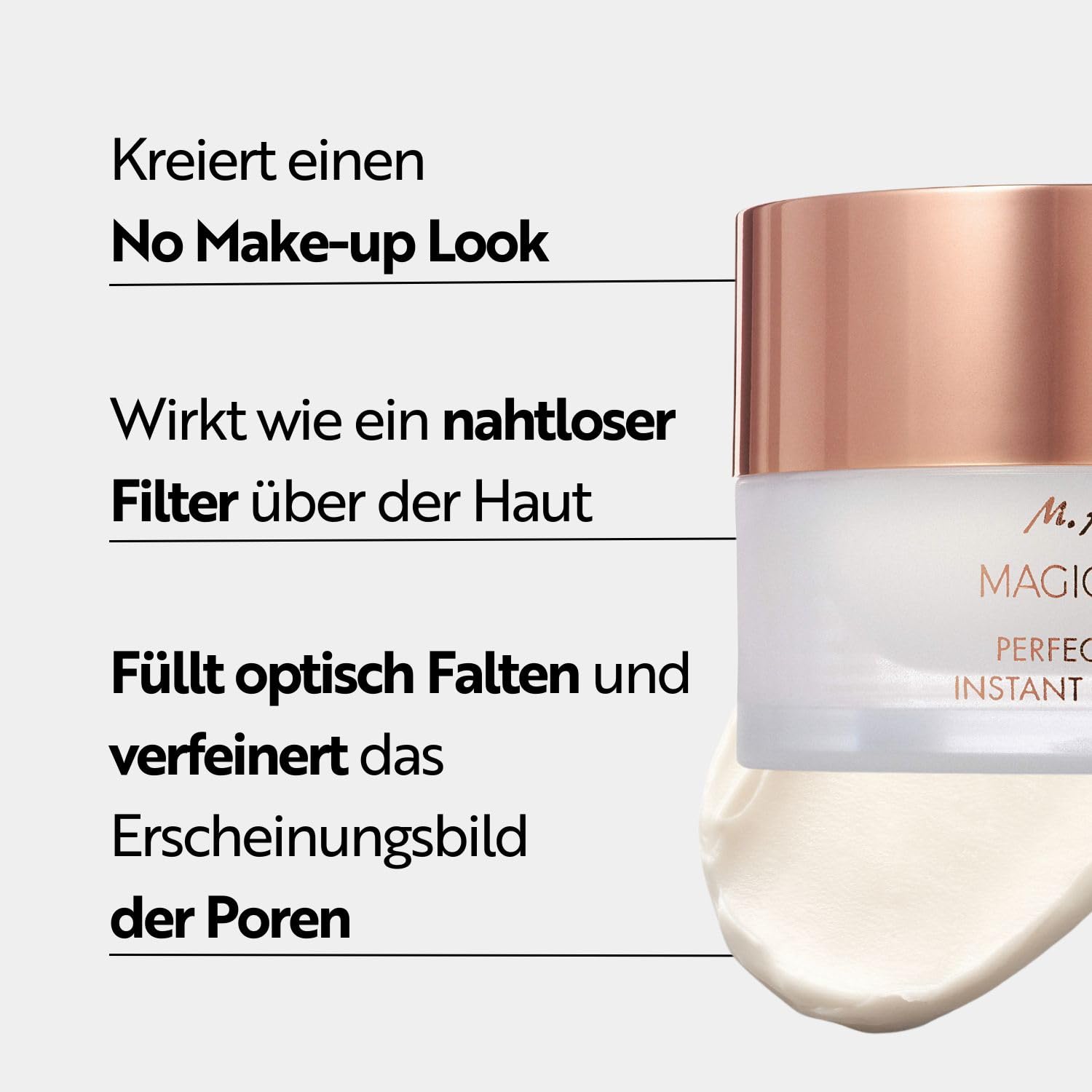 M. Asam Magic Care Perfect Complexion (30 ml) - Transparent Make-up, Makes Wrinkles Disappear Immediately, Softens Effect with Long-Lasting Effect, Visibly Refines Pore Image, Mattifying