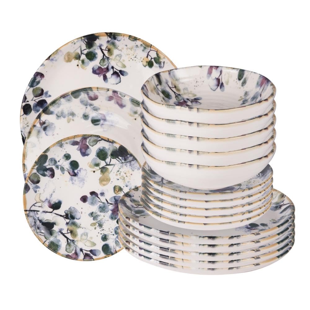 Table Passion - Service d'assiettes Garden 18 pièces