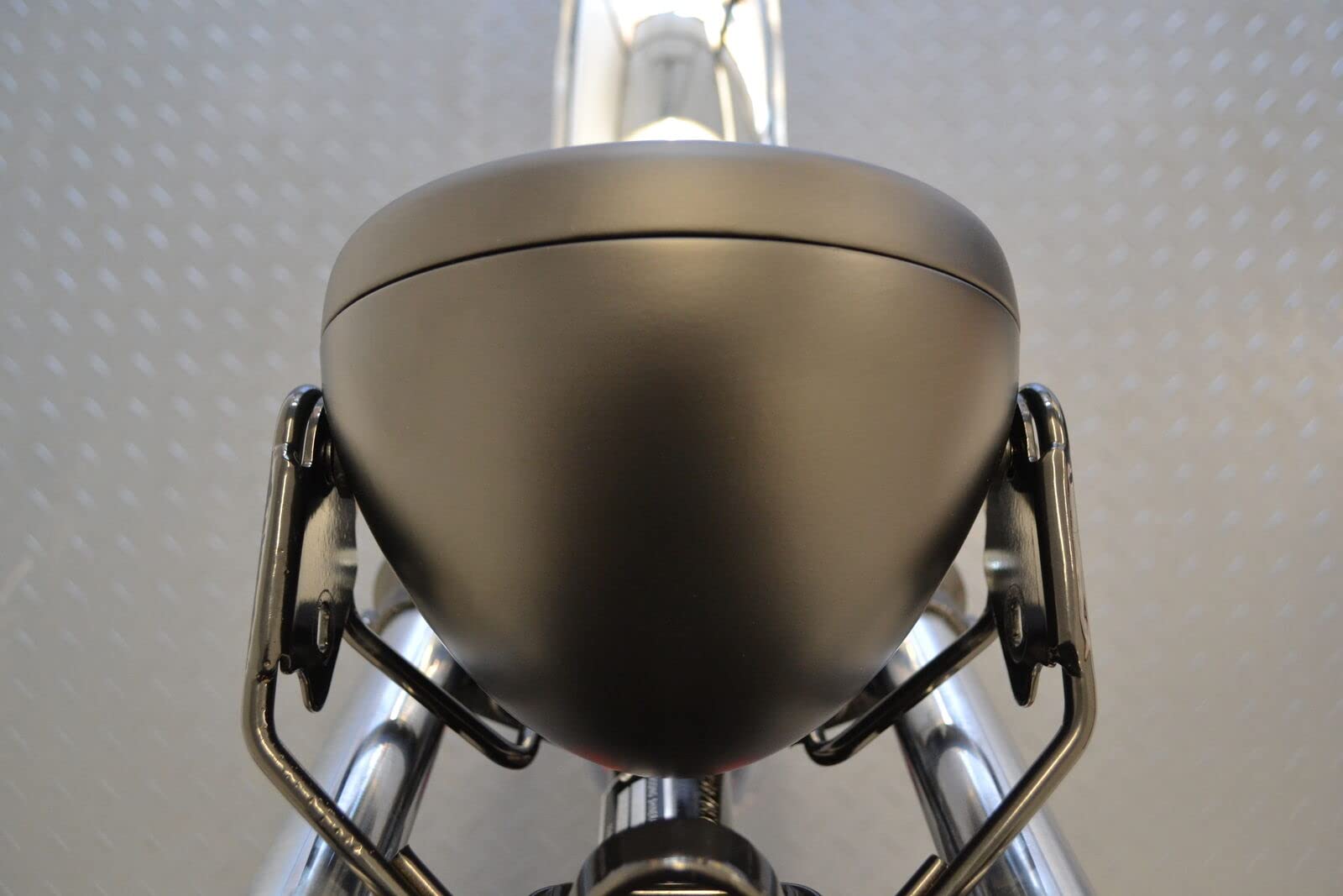 Faro Centrale Fanale Nero 7 Cafè Racer Frecce Led Incorporate