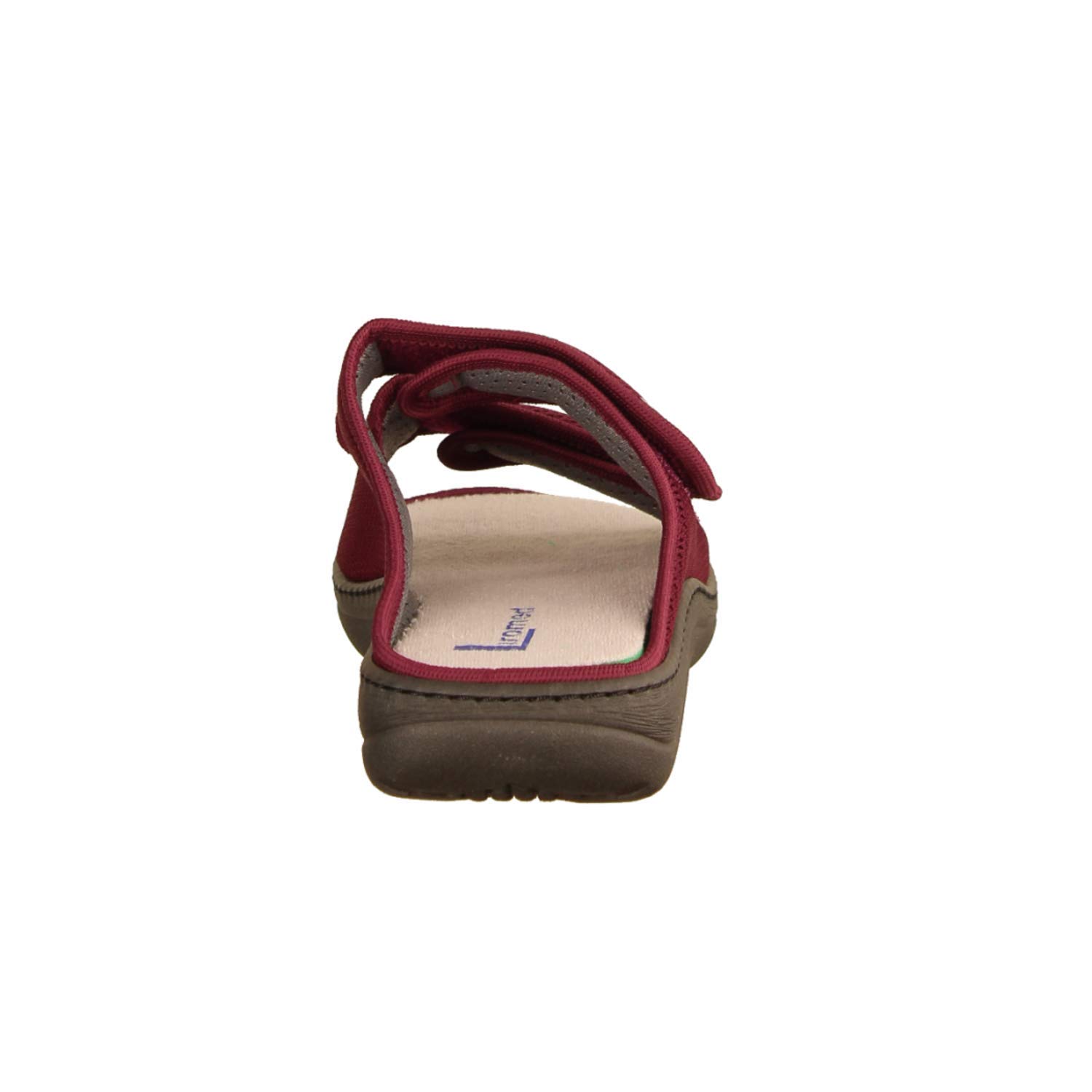 LIROMED 805 Rot - Pantolette - Haus - hüttenschuhe Damen Hausschuhe, Rot