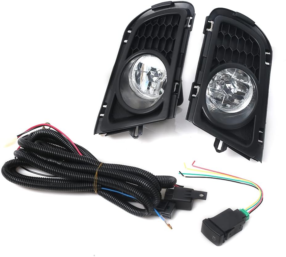BATLAM 2Pcs Fog Light Assembly Driving Lamp for Mazda 6 M6 2.0L 2006 2007 2008 2009 2010