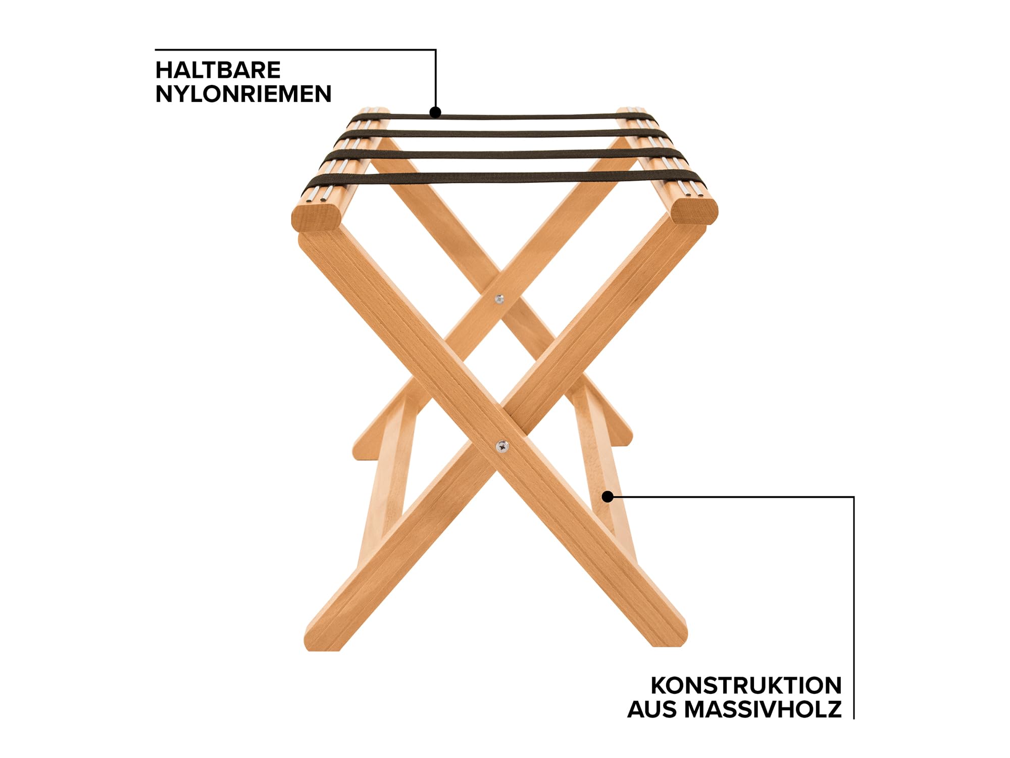 Corby York Gepäckträger aus Holz, Buche