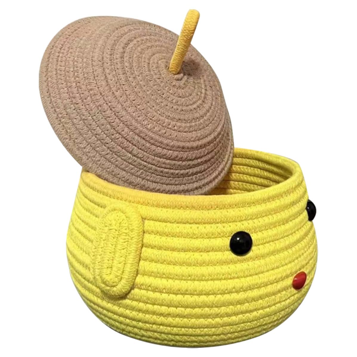 Cesta organizador SEWACC de pollito amarillo: adiós al desorden en la encimera de tu cocina