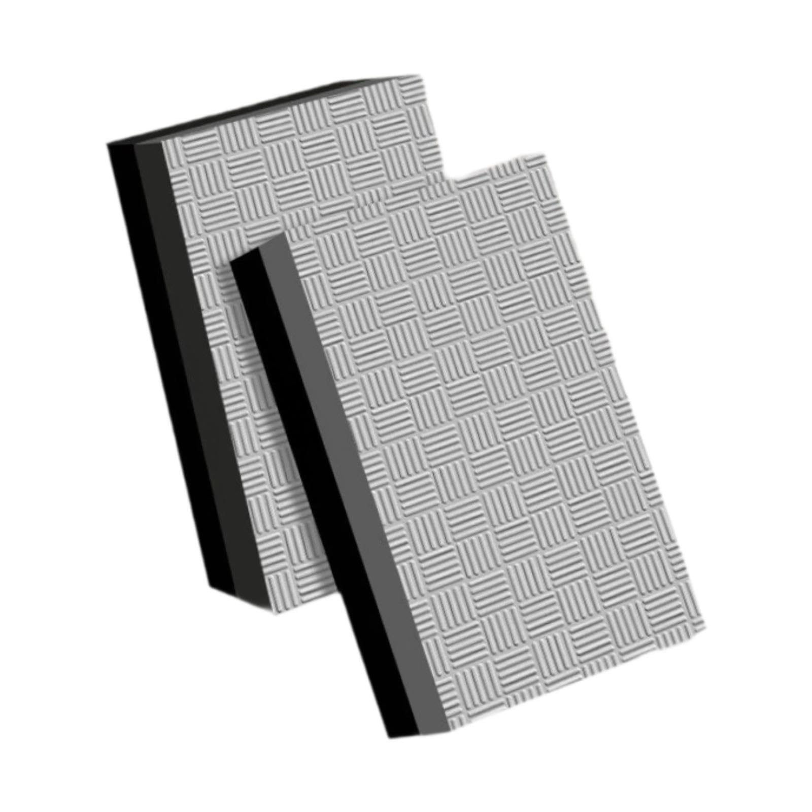 Baoblaze 2 Pezzi di Cuscinetti di Protezione per Il Pavimento per Sollevamento Pesi, Cuscino per Pesi per stacco da Terra Riutilizzabile, Cuscinetto per stacco, Nero Grigio 50x30x4cm