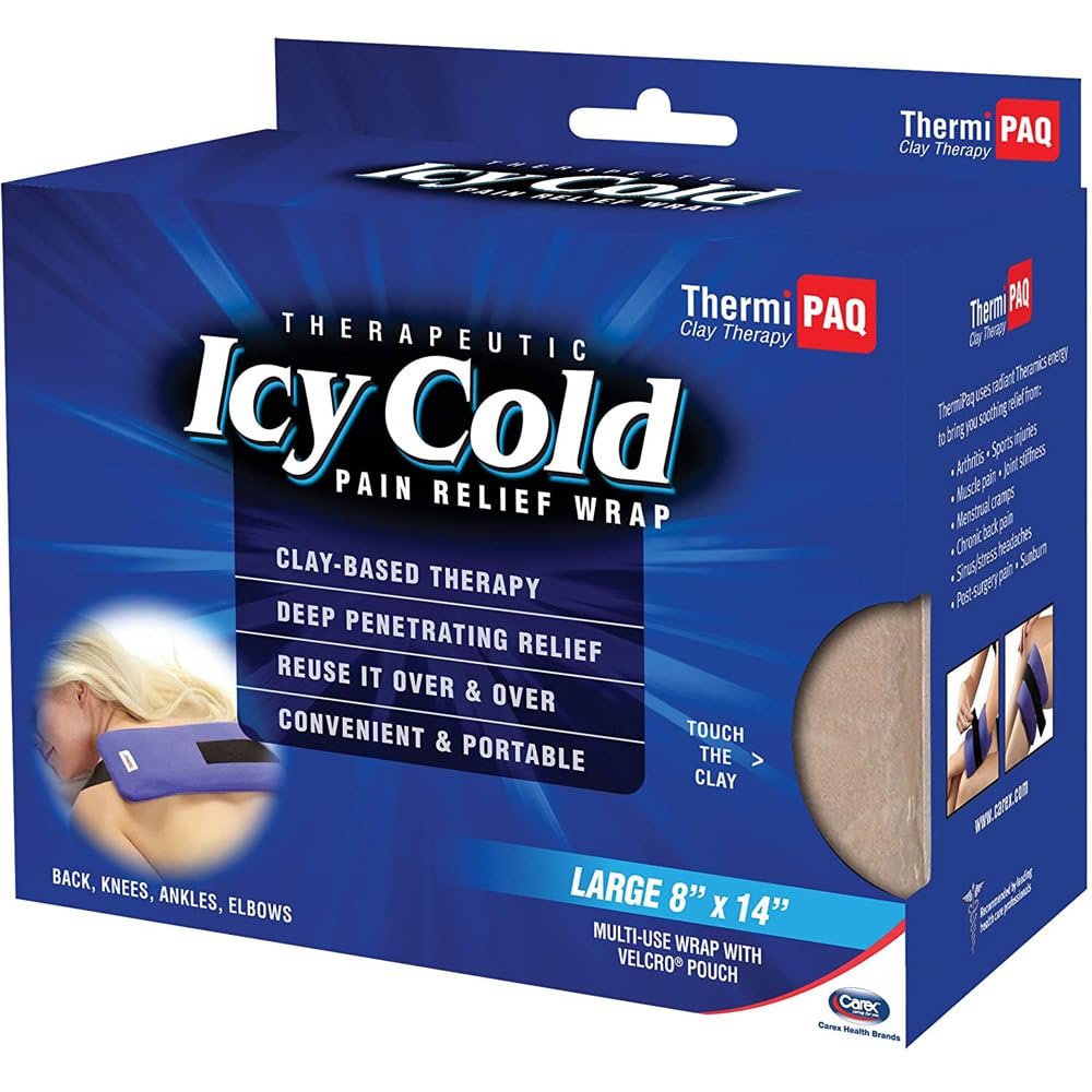 Therapeutic Icy Cold Pain Relief Wrap Large - 1 each, Pack of 2