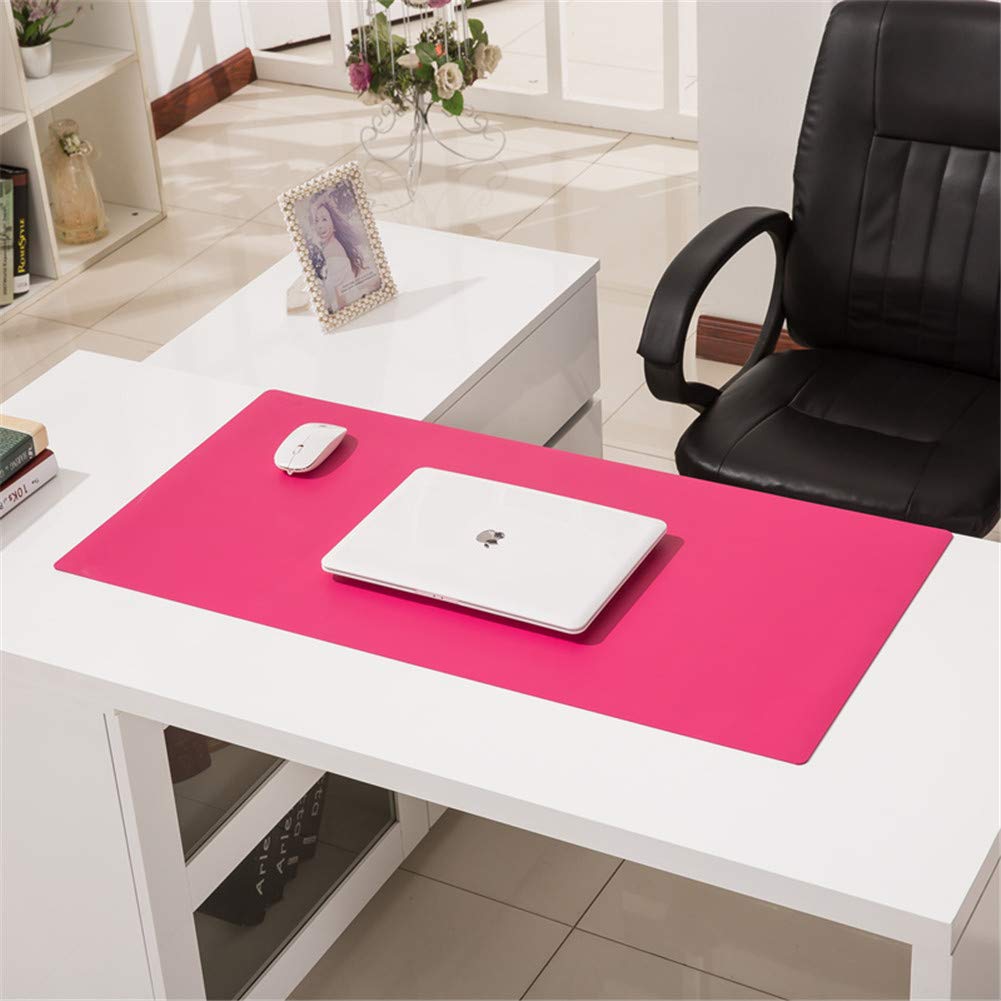 Tapis de Souris Bureau LL-COEUR Cuir Table Mat Hydrorésistant Pad - 2