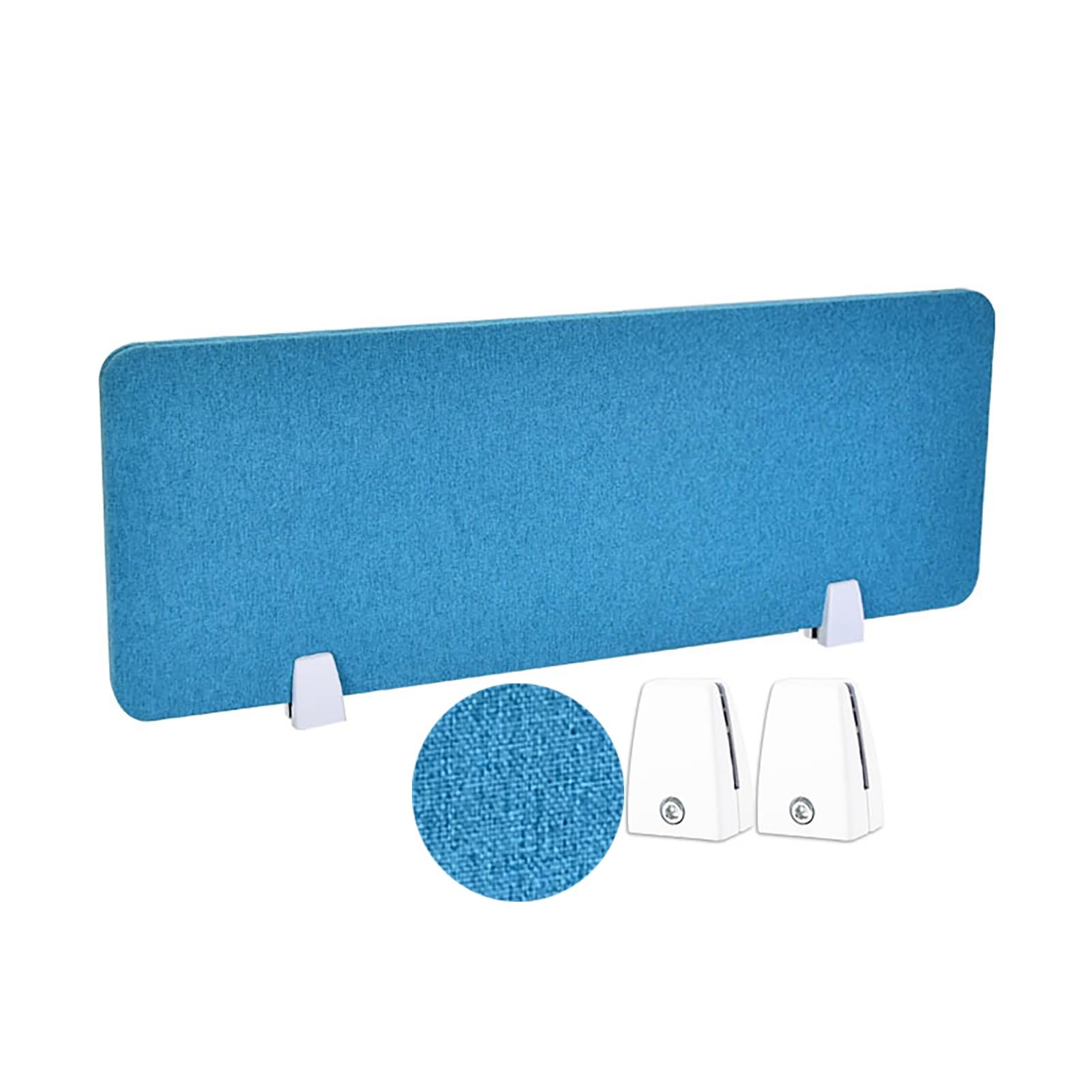 SXFSDOU Acoustic Freestanding Desk Divider Portable Visual Distractions Privacy Panel Reduced Noise/easy To Install For Office, School, And Retail Store(Blue,30X100CM)