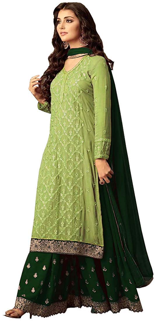 Jivraj FashionRamdan Eid Special Indian Pakistani Designer Stitched Heavy Worked Salwar Kameez Plazzo/Pant Suits