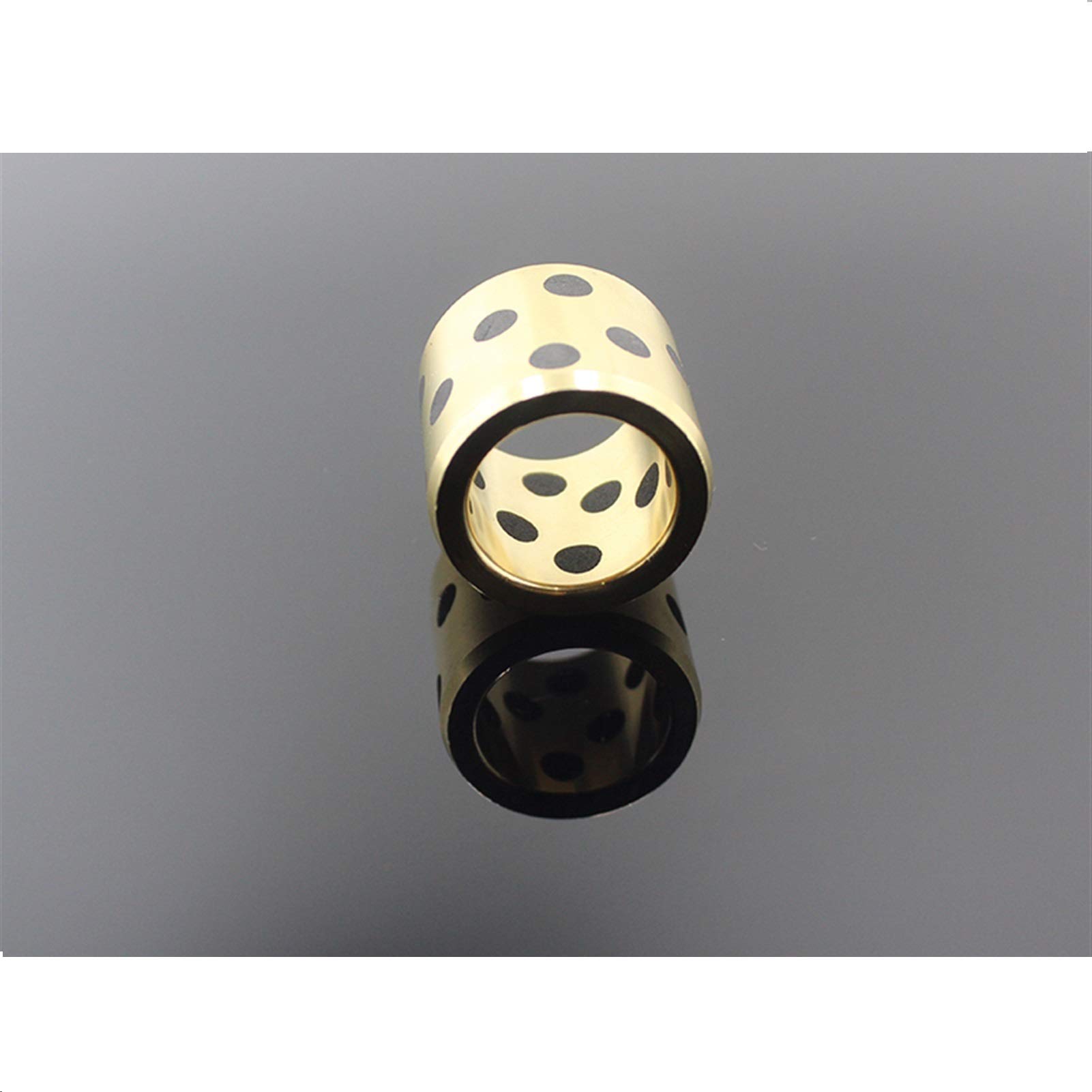 DINGGUANGHE-CUP Flanged Bearings JDB Solid Lubricating Bearing Bushing JDB121816 JDB121815 JDB121812 JDB121810 (2 Pcs) JDB Bearings Industrial Products (Diameter : JDB121812)