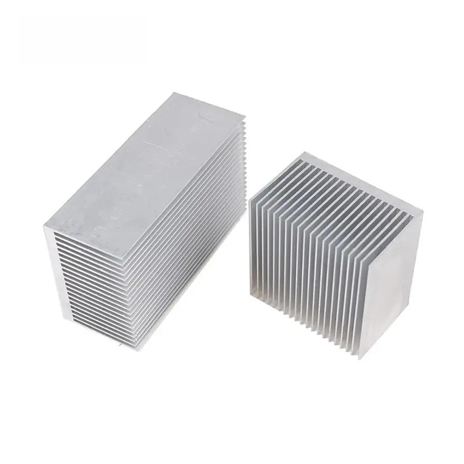 1 dissipatore di calore in alluminio, 60 x 60 x 39 mm, 100 x 60 x 39 mm, per radiatore con chip LED IC ad alta potenza con nastro termico (100 mm)