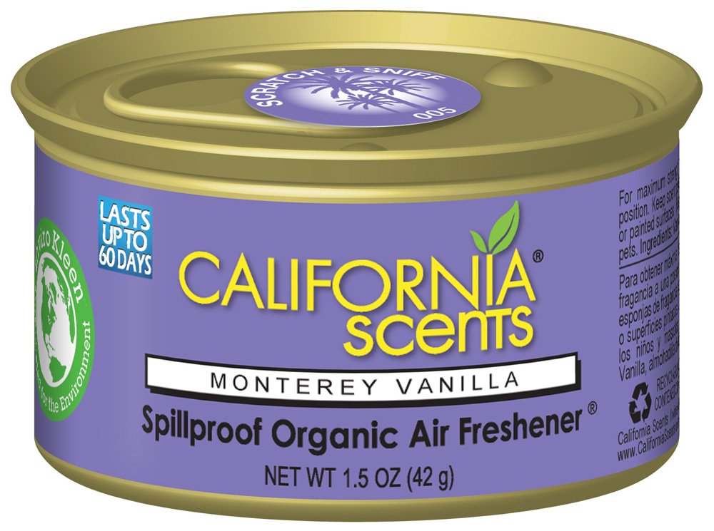 カバー抜き専用出品 California MONTEREY Amazon.com: California Scents Spillproof Can Air Freshener Eco