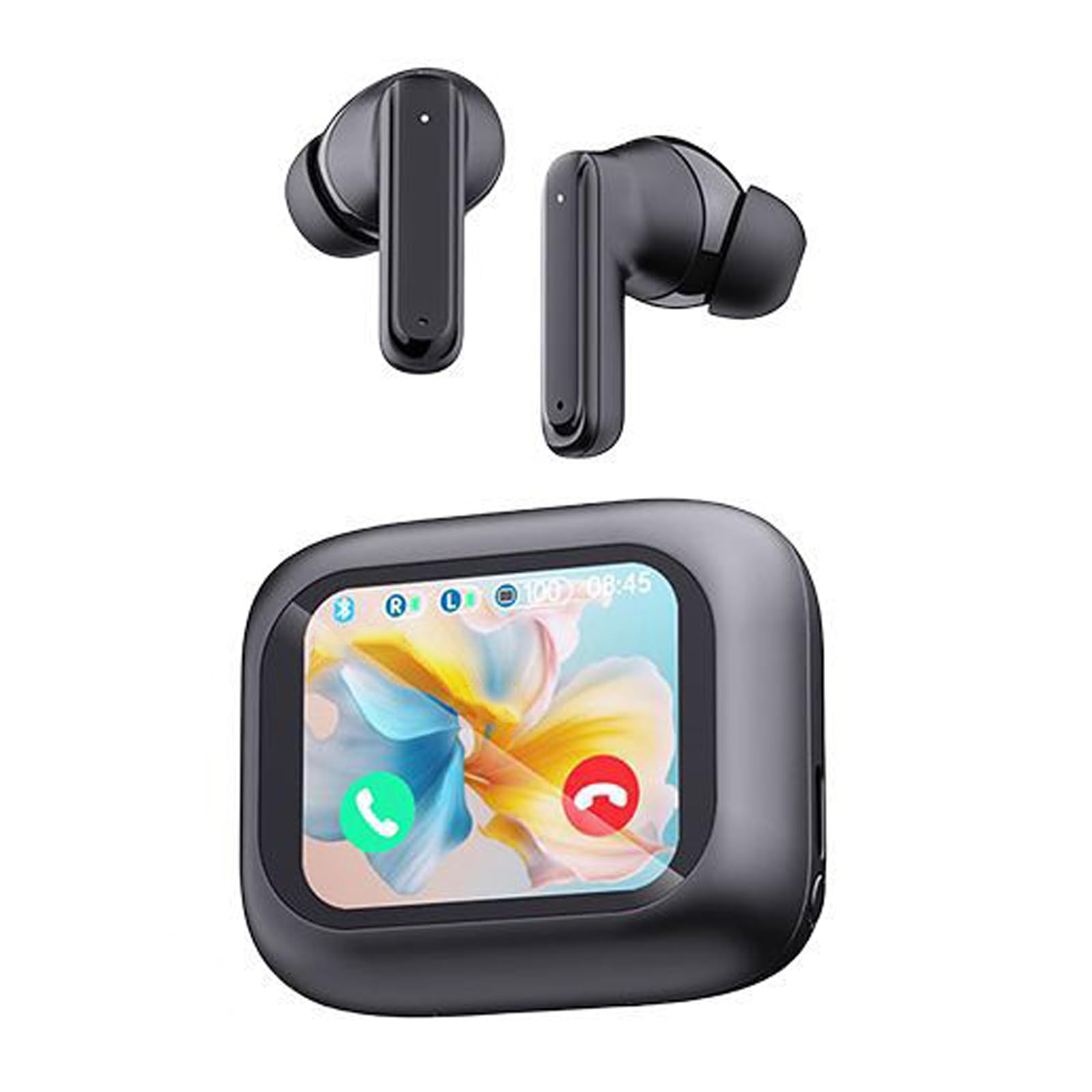 Active Noise Cancelling Smart Touch Screen Earbuds ANC Earphones Wireless  Blue Tooth Ear Buds Head Phones Bluetooth In-Ear Headphones TWS True