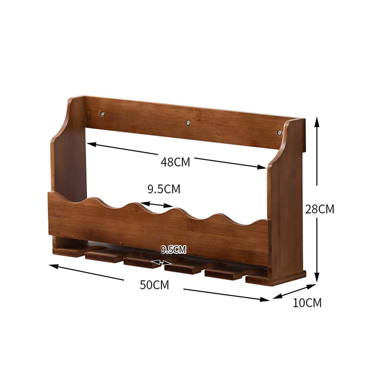 2 Paires De Porte-Verres à Vin Porte-Vêtements Pour La Maison étagère En Macramé Support Mural