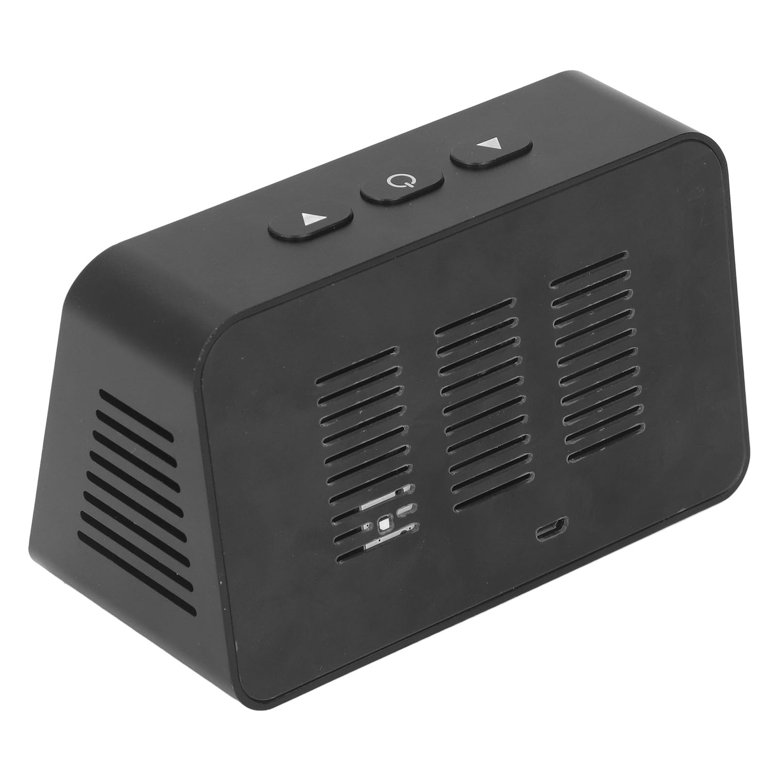 Hyuduo Monitor de Calidad del Aire, Detector LCD CO2 PM2.5 PM1.0 PM10 con Pantalla de Tiempo, Probador de Calidad del Aire Recargable Micro USB 3000 MAh para Uso en Interiores y Oficinas en el Hogar